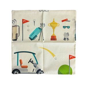 Golf Throw Pillow Cover